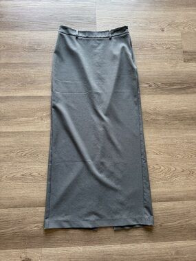 NAKD Gray Maxi Pencil Skirt